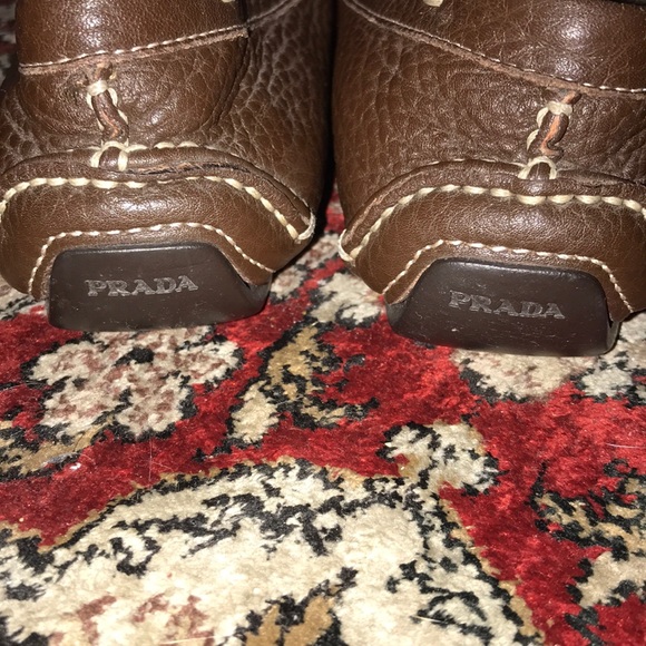 Authentic Prada Leather Loafers - Picture 4 of 6